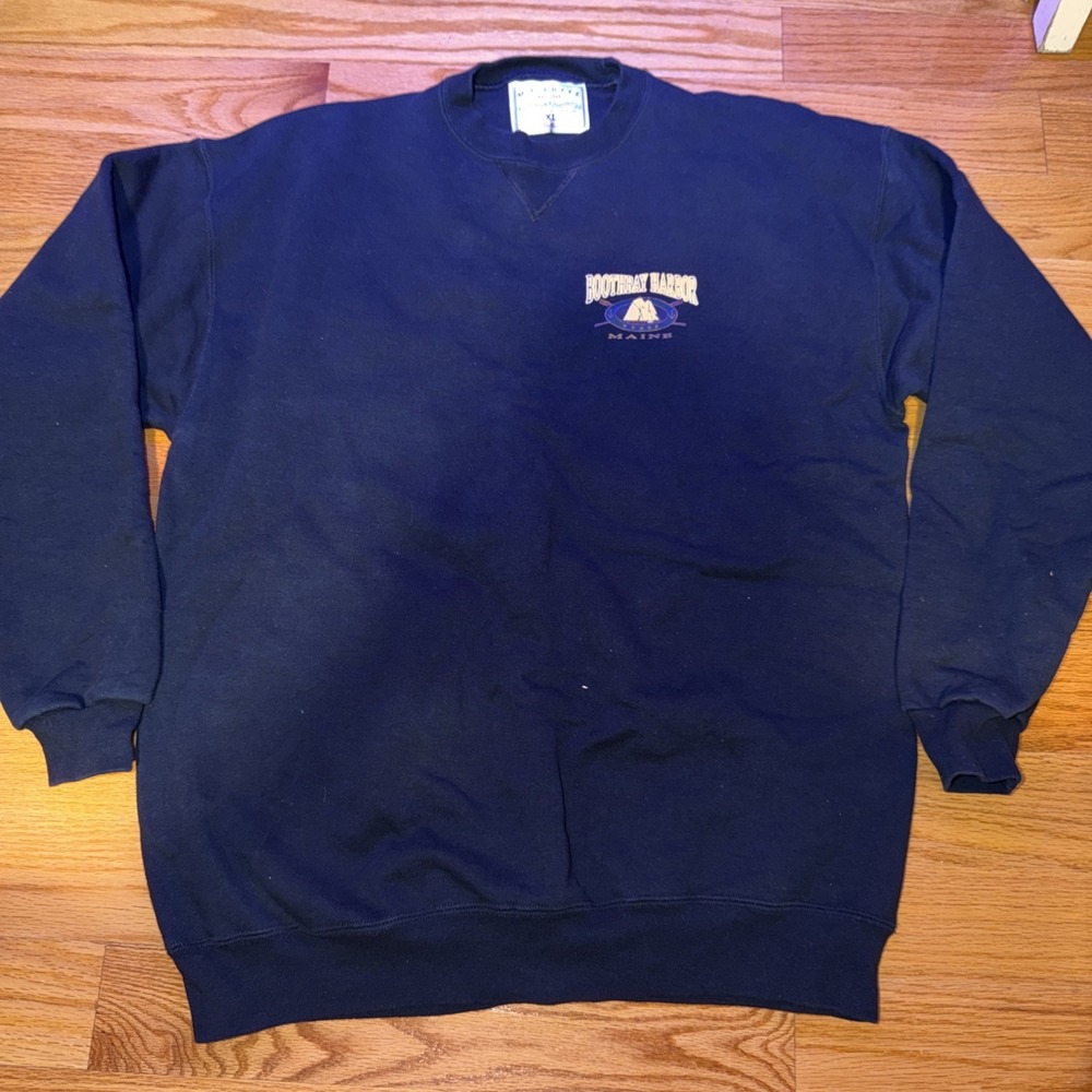 Vintage MJ Soffe Sweatshirt Mens XL Blue Pullover Heavyweight USA Made 90s